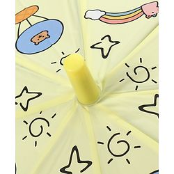 Babyhug Umbrella With Hamster Print -Purple