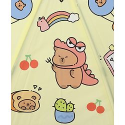 Babyhug Umbrella With Hamster Print -Purple
