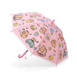 Babyhug Umbrella With Hamster Print -Purple