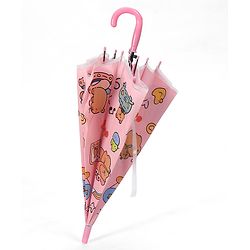 Babyhug Umbrella With Hamster Print -Purple