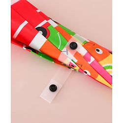 Babyhug Free Size Umbrella with Dino Print - Yellow