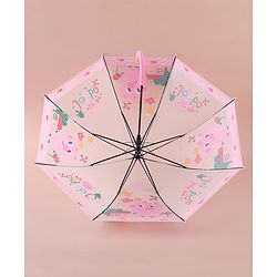 Babyhug Free Size Umbrella with Jobbo Print - Pink