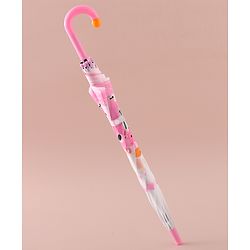 Babyhug Free Size Umbrella with Jobbo Print - Pink