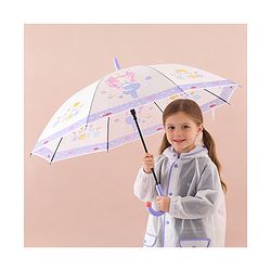 Babyhug Free Size Umbrella with Mermaid Print - Purple