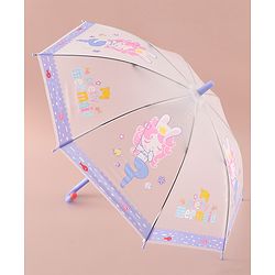 Babyhug Free Size Umbrella with Mermaid Print - Purple