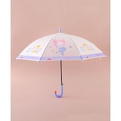Babyhug Free Size Umbrella with Mermaid Print - Purple