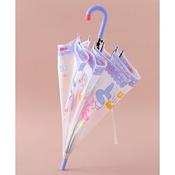Babyhug Free Size Umbrella with Mermaid Print - Purple