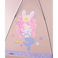 Babyhug Free Size Umbrella with Mermaid Print - Purple
