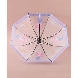 Babyhug Free Size Umbrella with Mermaid Print - Purple