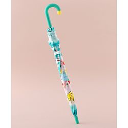 Babyhug Free Size Umbrella with Dinosaur Print - Blue