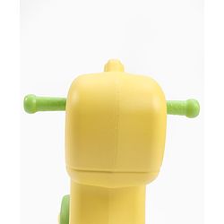 Babyhug 3 in 1 Pony Rocker Combo - Manual Push on Ride On - Yellow & Green| Toy for 1 to 3 Year Kids| Balancing Board| Easy Assemble Indoor & Outdoor Play| BIS Certified| Activity Gifting Option