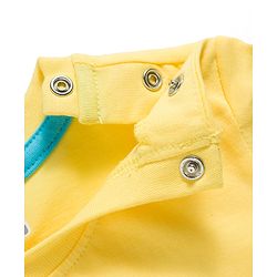 Babyhug Cotton Knit T-Shirt with Graphics Multi Color 6-9 Months