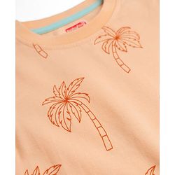 Babyhug Cotton Knit Half Sleeves Striped T-Shirts with Coconut Tree Print Pack of 3 - Multicolor