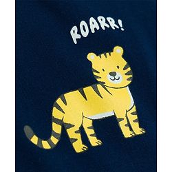 Babyhug Cotton Knit T-Shirts with Graphics Pack of 3 Multi Color 6-9 Months