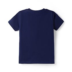 Babyhug Cotton Knit Half Sleeves T-Shirts with Stripes & Good Vibes Graphics Pack of 3 - Multicolor