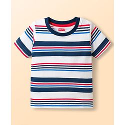 Babyhug Cotton Knit T-Shirts Half Sleeves with Graphics Pack of 3 Multi Color 9-12 Months