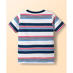 Babyhug Cotton Knit T-Shirts Half Sleeves with Graphics Pack of 3 Multi Color 9-12 Months