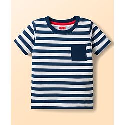Babyhug Cotton Knit T-Shirts Half Sleeves with Graphics Pack of 3 Multi Color 9-12 Months