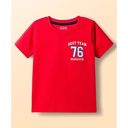 Babyhug Cotton Knit T-Shirts Half Sleeves with Graphics Pack of 3 Multi Color 9-12 Months