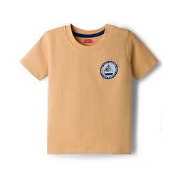Babyhug Cotton Knit Half Sleeves Round Neck Graphic & Striped T-Shirts Pack of 3 Multi Color 6-9 Months