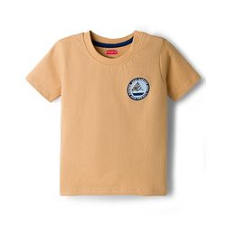 Babyhug Cotton Knit Half Sleeves Round Neck Graphic & Striped T-Shirts Pack of 3 Multi Color 6-9 Months