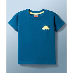 Babyhug Cotton Knit T-Shirts Half Sleeves with Graphics Multi Color 9-12 Months Pack of 3