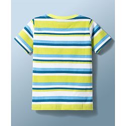 Babyhug Cotton Knit T-Shirts Half Sleeves with Graphics Multi Color 9-12 Months Pack of 3