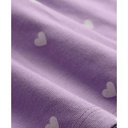 Babyhug Cotton Knit Frocks with Bloomer/Shorts Sleeveless with Flower Applique Lavender 0-0 Months