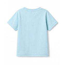Babyhug 100% Cotton Knit T-Shirts Half Sleeves with Graphics Multi Color 6-9 Months Pack of 5