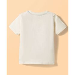 Babyhug Cotton Knit Half Sleeves T-Shirts With Dino Print Pack of 3 - Multicolor