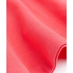Babyhug Knit Sleeveless Frock With Heart Print - Pink
