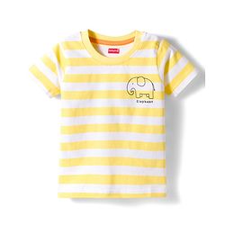 Babyhug Cotton knit Half Sleeves Striped & Printed T-Shirts Pack of 3 - Multicolor