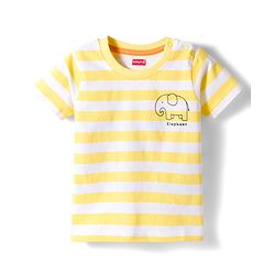 Babyhug Cotton knit Half Sleeves Striped & Printed T-Shirts Pack of 3 - Multicolor