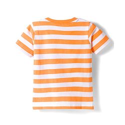Babyhug Cotton knit Half Sleeves Striped & Printed T-Shirts Pack of 3 - Multicolor
