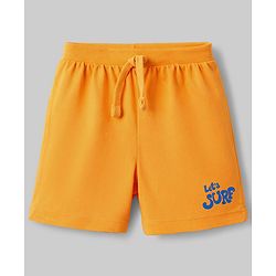 Babyhug Cotton Single Jersey Knit Mid Thigh Shorts With Beach Theme Print Pack of 3 - Multicolor
