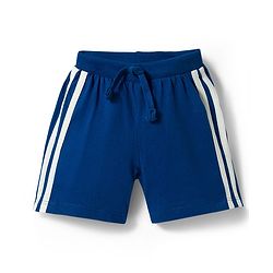 Babyhug Single Jersey Knit Mid Thigh Shorts with Dino & Number Print Pack of 3 - Multicolor