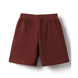 Babyhug Single Jersey Knit Mid Thigh Shorts with Dino Print Pack of 3 - Multicolor