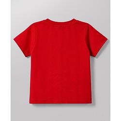 Babyhug 100% Cotton Knit Half Sleeves Striped Beach Theme Text Printed T-Shirts Pack Of 5 - Multicolor