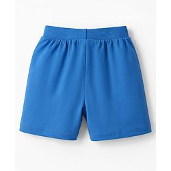 Babyhug Cotton Single Jersey Knit Mid Thigh Shorts With Text Print Pack of 3 - Multicolor
