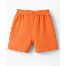 Babyhug Cotton Single Jersey Knit Mid Thigh Shorts With Text Print Pack of 3 - Multicolor