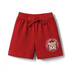 Babyhug Single Jersey Knit Mid Thigh Shorts with Animal Print Pack of 3 - Multicolor