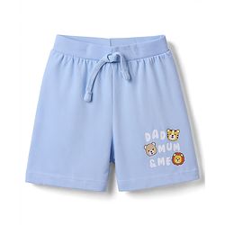 Babyhug Single Jersey Knit Mid Thigh Shorts with Animal Print Pack of 3 - Multicolor