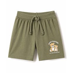 Babyhug Single Jersey Knit Mid Thigh Shorts with Animal Print Pack of 3 - Multicolor
