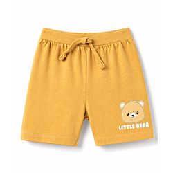 Babyhug Single Jersey Knit Mid Thigh Shorts with Animal Print Pack of 3 - Multicolor
