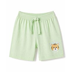 Babyhug Single Jersey Knit Mid Thigh Shorts with Animal Print Pack of 3 - Multicolor
