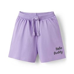 Babyhug 100% Cotton Single Jersey Knit Mid Thigh Shorts With Animal & Text Print Pack of 3 - Multicolor