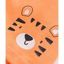Babyhug 100% Cotton Single Jersey Knit Mid Thigh Shorts With Animal & Text Print Pack of 3 - Multicolor