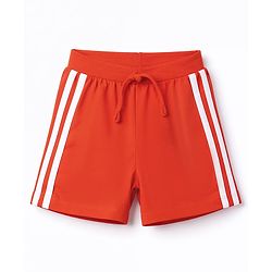 Babyhug Cotton Single Jersey Knit Mid Thigh Solid Shorts Pack of 3 - Multicolor
