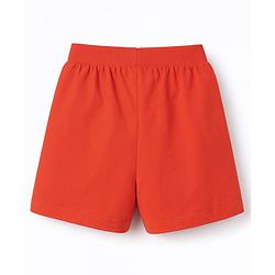 Babyhug Cotton Single Jersey Knit Mid Thigh Solid Shorts Pack of 3 - Multicolor