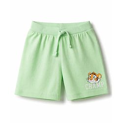 Babyhug Single Jersey Knit Mid Thigh Shorts with Teddy Print Pack of 3 - Multicolor